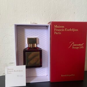 Maison Francis Kurkdjian Red Perfume with Gold Cap